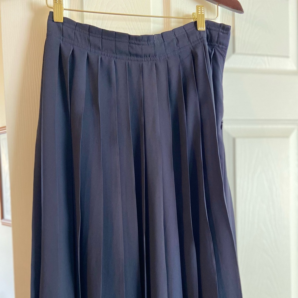 Jcrew pleated midi skirt